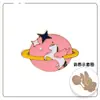 Broche de Metal com Gotejamento de Óleo Animal de Desenho Animado Poodle de Jade Estilo Japonês JK Acessórios para Bolsa de Papelaria Feminina Estilo Cravo Bijuterias Criativas