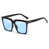 Jamie 510 Elegantes Gafas de Sol Cuadradas de Montura Grande Fabricante de Gafas de Sol Transfronterizas Venta al por Mayor Modelo Unisex con Remache en Forma de T