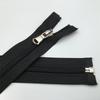 Fornecimento direto da fábrica cor abertura única cauda 5 zíper de nylon roupa jaqueta preto 5 zíper de abertura única