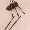 Cangzhou Pelo Animal 5 Brochas de Maquillaje Set Pelo Suave Sombra de Ojos Sombra Nasal Párpado Inferior para Principiantes Herramienta de Maquillaje de Belleza