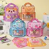 Sacolas de Presente de Desenho Animado para a Temporada de Volta às Aulas, Sacolas de Embalagem para Lanches, Doces e Biscoitos, Presentes de Aniversário, Lembrancinhas, Bolsas Escolares, Sacos Autoadesivos