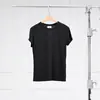 Camiseta Wolen Sea Dragon 26 Verão SST027R0W Estilo Novo Mistura de Algodão e Linho Confortável Respirável Fresca Gola Redonda Manga Curta