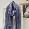 Protección Solar de Verano Chal Grande Ropa Exterior para Mujer Habitación con Aire Acondicionado Bufanda de Algodón y Lino Viaje Estilo Nuevo Bufanda de Seda Fina de Alta Gama Protección Solar