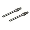 Lima rotatoria de aleación dura para aluminio F1020W06-45, cabezal de rectificado de acero de tungsteno, lima con forma de árbol, herramienta desbarbadora de aleación de aluminio