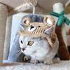 Gorro de punto con forma de gato para mascotas, tejido a mano, estilo transfronterizo de Amazon, accesorios para fotos