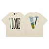Camiseta deportiva informal de manga corta con estampado en V grande de VLONE, marca de moda transfronteriza europea y americana de 2024, para hombres y mujeres.