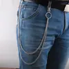 Joyería Transfronteriza Europea y Americana Punk Elegante Hip-Hop Mariposa Candado Varias Cadenas para Pantalones Ins Punk Corazón Accesorios para Pantalones