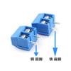 KF301 cruz azul 2p 3p 5. Terminal PCB de 0 mm, 12 A, 300 V, empalmable de cobre