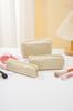 Estojo Simples de Grande Capacidade Transfronteiriço, Bolsa de Cosméticos de Veludo Cotelê de Aparência Sofisticada, Estojo de Papelaria Fofo, Versão Coreana de Bolsa de Papelaria para Meninas