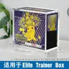 Caja de Almacenamiento de Cartas Pokémon Anti-UV Caja Magnética para Figuras Caja Acrílica de Colección de Alta Gama para Entrenamiento