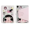 Funda Rosa de Estrella para Niña para iPad Pro 11/ 13 pulgadas Tableta Cubierta Protectora air8 Linda Mini con Ranura para Lápiz