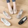 Zapatos Casuales Versátiles Cómodos de Nuevo Estilo para Primavera con Suelas Suaves Que No Cansan Tus Pies, Mocasines sin Cordones, Zapatos de Mamá, Zapatos tipo Bean