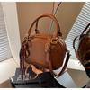 Bolso de Mano Transfronterizo para Mujer 2025 Nueva Moda Invierno Retro Simple Bolso Almohada Hombro Cruzado Pequeño Bolso Cuadrado