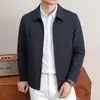 Chaqueta a prueba de tres (agua, viento, suciedad) para hombre para primavera y otoño, chaqueta casual de negocios de corte holgado para hombres de mediana edad y mayores, chaqueta de papá, ropa exterior para hombre