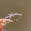 Pulsera de Mariposa Ajustable Princess Wind Opening 2024 Micro-incrustada con Diamantes Nicho Exquisita Pulsera de Circonita para Mujer