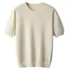 Cardigan Delgado de Manga Corta para Hombre Primavera y Otoño Color Sólido Cuello Redondo Suéter Casual Cálido de Punto para Hombre