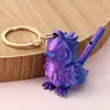 Múltiples Colgantes de Llavero de Animales Realistas Impresos en 3D, Figuras Modelo Articuladas Móviles de Oso y Zorro