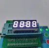 Tubo Digital LED de 4 Dígitos 0,4 Polegadas 4 Dígitos Cátodo Comum Luz Branca Tela Digital Linha Dupla 10mm de Altura Display