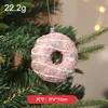 Novos enfeites de árvore de Natal, pingentes de decoração de Natal, decorações de festa, decoração de cena de homem de gengibre de alta qualidade galvanizado