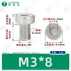 Tornillos Hexagonales Cabeza de Copa Gb7984 Acero Inoxidable 304 Cilíndricos Cabeza Delgada Hexagonales Máquina Tornillos Pernos M2-M12