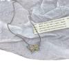 Collar de mariposa de colores Dongdaemun Corea del Sur diseño de nicho vigoroso femenino cadena de clavícula de dopamina exquisita de alta calidad