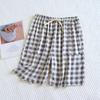Shorts de Algodão para Casal de Verão Finos Respiráveis Largos Roupa Externa Calças de Pijama Masculinas e Femininas Roupa Externa Outlet de Fábrica