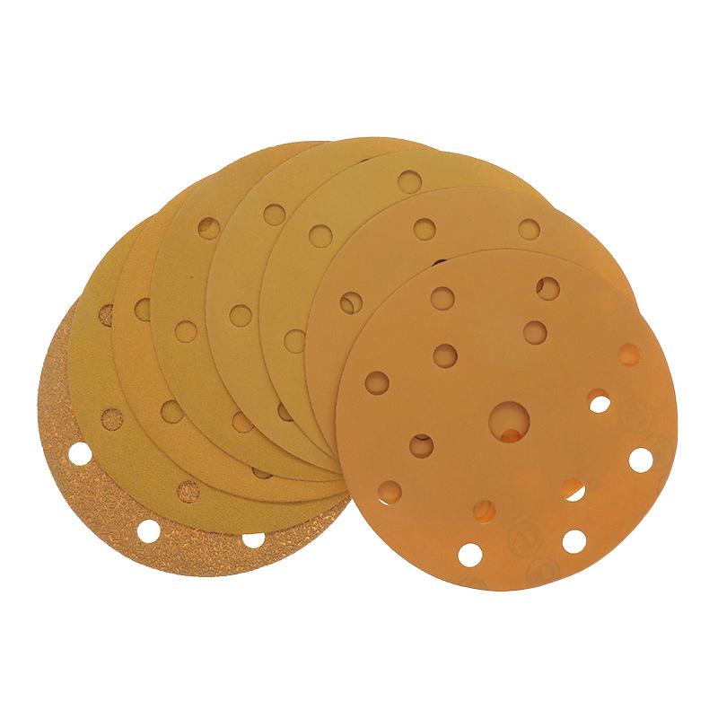 背绒圆盘思达Y339黄砂6寸15孔白2