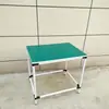 Estante de Material Antiestático para Oficina Linha de Produção Contínua Bancada de Tubo Lean Plataforma de Giro de Material Mesa Dupla Camada