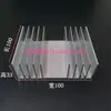 Disipador de calor de aluminio de dientes finos Ancho 80 100 120 160 200 mm Radiador de placa de circuito de alta potencia