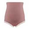 Pantalones de Soporte para Vientre de Maternidad, Levanta Glúteos sin Costuras para Mujer, Cintura Alta, Ropa Interior de Embarazo Cómoda y Transpirable de Talla Grande para el Embarazo Temprano, Medio y Tardío