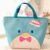 Nova Bolsa de Almoço Fofa Melody Bolsa Térmica para Marmita Bolsa de Almoço em Couro PU Bolsa de Almoço para Estudante Trabalhador de Escritório Grande