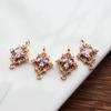Diamante Retro Palácio Micro Zircão Pingente Brincos Colar Acessórios DIY Grampos de Cabelo Grinaldas Material Hanfu Jóias