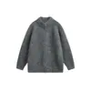 ANSWER ME Suéter de Tricô Retrô Tendência Outono/Inverno para Homens e Mulheres, Blusa de Tricô Gola Redonda M75