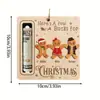 Nova Carteira Fofa Personalizada da Amazon Decorações de Natal Carteira de Boneco de Neve Presente Pingente de Decoração de Árvore de Natal
