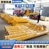 Transportador de Tornillo Sin Eje Doble de Tubo Helicoidal Transportador de Gránulos por Tornillo Agitador de Tubo Redondo Máquina de Alimentación Automática