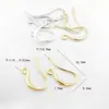 Ganchos para Pendientes Brillantes en Forma de U con Gota de Agua Dorados de Alta Durabilidad Accesorios para Joyería DIY Fabricación de Ganchos para Pendientes Materiales Semi-Terminados para Pendientes
