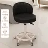 Taburete de Salón de Belleza con Ruedas Giratorias, Taburete Redondo de Altura Ajustable, Taburete de Maquillaje y Vestidor, Peluquería, Manicura, Silla de Barbería, Taburete de Bar, Silla de Trabajo Grande