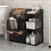 Cesto de roupa suja para armazenamento em casa, cesto de lavanderia para banheiro com compartimentos para roupas sujas e prateleira para sabão de lavanderia