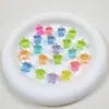 Mini grampo de cabelo pequeno infantil acessórios de cabelo de plástico com glitter presilha de cabelo fofa de gelatina para cabelo de bebê trançado grampo de cabelo quebrado presilha de cabelo