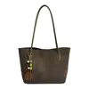 Bolso de Hombro Casual Simple Retro Estilo Coreano para Mujer 2026 Nuevo de Alta Calidad Versátil Gran Capacidad Bolso para Viajes Diarios