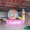 Día del Niño Caramelo Inflable Modelo Inflable, Caramelo Modelo Luz Colgante Simulada, Accesorios de Exhibición para Centros Comerciales