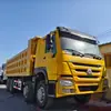Exportação transfronteiriça Caminhão Pesado HOWO 371 cavalos de potência 8x4 Caminhão Basculante HOWO Oito Rodas Traseiras Basculante de Escória/Terra Veículo de Engenharia Disponível