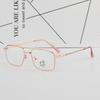 Internet Red Retro Gafas de Moda Lisas Marco Aleación Marco Completo Volumen Transfronterizo Amazon Europa y América Explosiones 73006