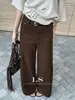 Novos Jeans Femininos Casuais Versáteis de Cintura Alta da Nova Marca LS Black Label Designer Minimalista Outono LS0035 #