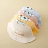 Gorro de Bebé Sección Delgada Primavera y Verano Lindo Súper Lindo Bebé Niño Protección Solar Sombrero de Pescador Popular Niña 1 Año