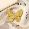 Broche de Mariposa de Aleación de Moda Estilo Coreano Broche de Moda Inspirado en Chanel Broche de Pin de Alta Gama Decoración para Vestido Traje Abrigo