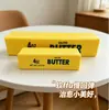 Juguete de rebote lento suave para aliviar el estrés, tamaño extra grande, tipo barra de mantequilla, para trabajadores de oficina, modelo realista de comida