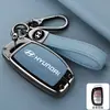 Adequado para Fronteira 4 Teclas Coreano Hyundai Carro Famoso Tucson Rena Sonata Elantra Capa de Bolsa para Chave de Carro