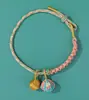Pulsera de Cuerda Colorida del Festival del Bote del Dragón, Pulsera de Hilo de Cinco Colores Zongzi Tejida a Mano, Accesorio de Cuerda Tejido a Mano Estilo Tradicional Chino