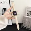 Correa de Cuero con Cintura Delgada, Patrón de Lichi y Hebilla de Pin, Adecuada para Apple Watch S11 S12 Huawei Gt6, Correa de 18mm